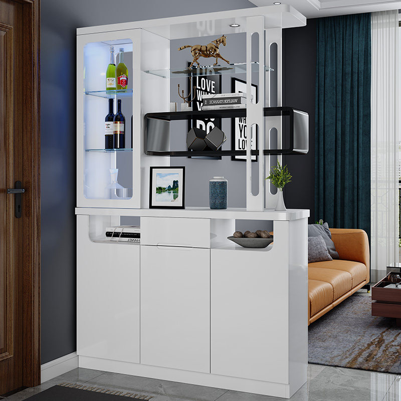 Entrance entrance cabinet living room partition cabinet screen light luxury wine cabinet modern minimalist entry shoe cabinet rack