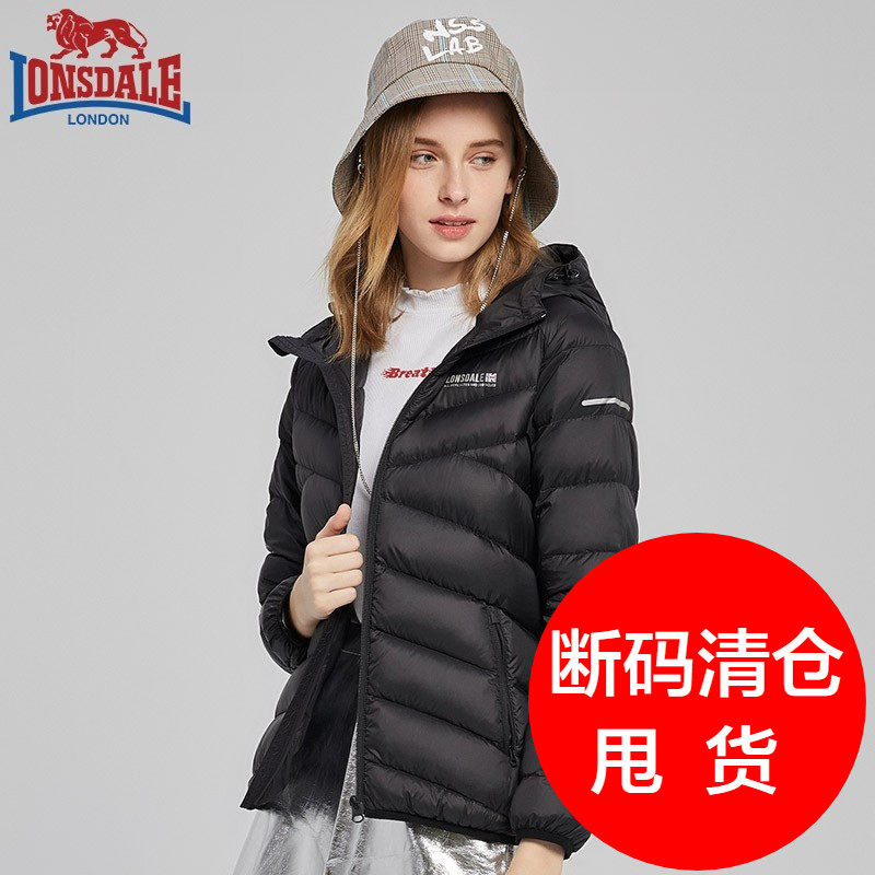Dragon Lion Dell Autumn Winter Outdoor Light and Thin Couples Down Jacket Women's Sport Fashion Hooded Lightweight Thermal Jacket