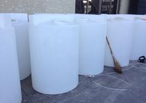 Vertical round plastic water tank PE material anti-corrosion and acid resistant 1000L flat bottom detergent mixing tank dosing tank