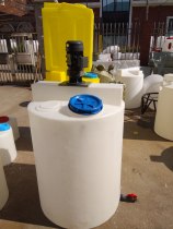 New imported PE material plastic bucket 500L dosing tank anti-corrosion acid resistant 0 5 tons antifreeze mixing tank