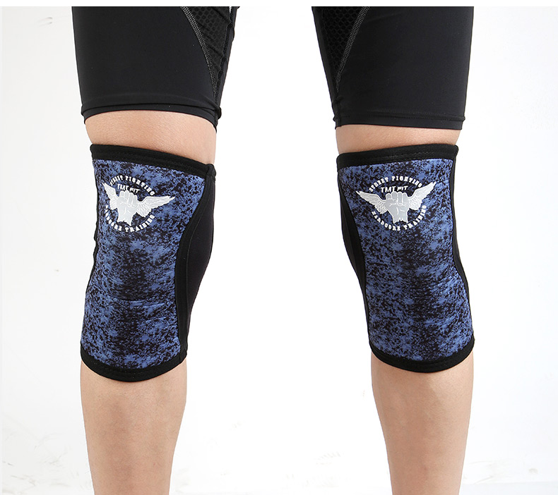 TMT thể dục bảo vệ đầu gối nam giới và phụ nữ squat sức mạnh cử tạ đào tạo meniscus thiết bị bảo vệ crossfit miếng đệm đầu gối thể thao - Dụng cụ thể thao băng đầu gối khi chơi the thao