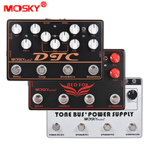 Mosky electric guitar integrated effects 4 in 1 delay overload distortion chorus compression bass Universal