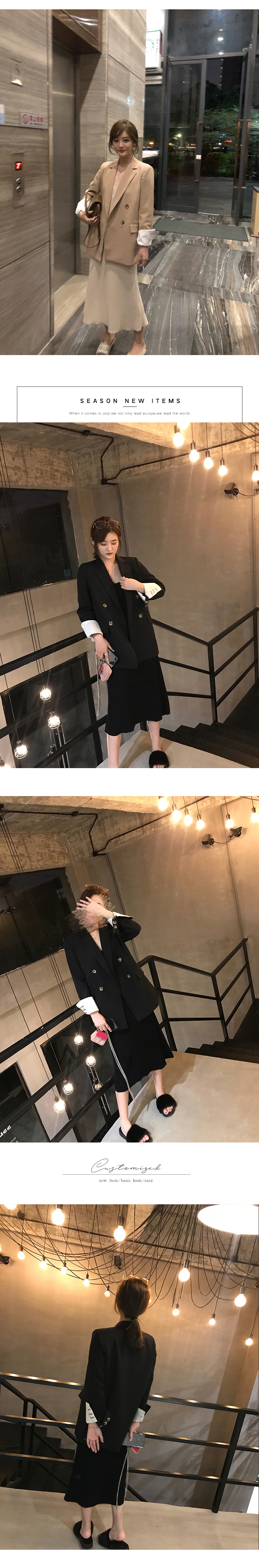Đến với llai thu nhỏ chic chic áo khoác nữ 2018 mới lửng port gió retro phù hợp với áo khoác nữ măng tô nữ