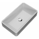 Countertop Basin Small Size Balcony Countertop Washbasin Square Ceramic Washbasin Single Basin Round Basin Household Basin