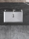 304 Stainless Steel Bar Sink Kitchen Small-Sized Dishwashing Basin Single-Slot Western Kitchen Island Brushed Under-Counter Dishwashing Basin