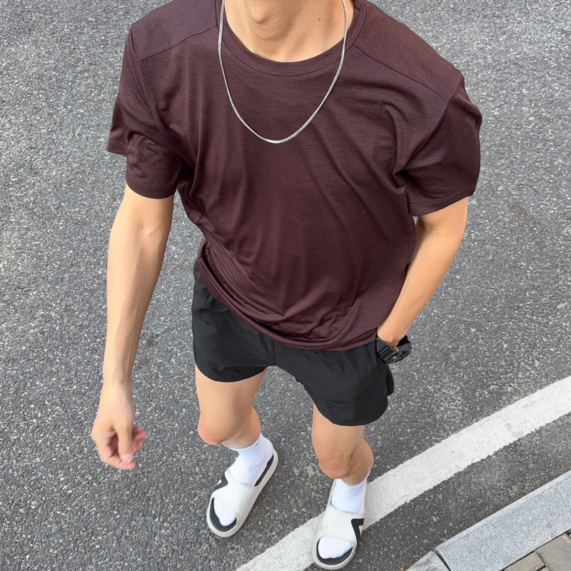 Uncleblue Ultra-Light Running Speed-Drying T-Shirt 26 Summer New Product Quick-Drying Sports Moisture-Wicking Lightweight Short-Sleeved Shirt
