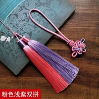 Розовый светло -фиолетовый благоприятный узел+двойные уши