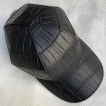 Imported Avocado Leather Hat Mens Youth 100 Hitch Sun Protection Baseball Cap Outdoor Sunscreen Casual Korean Version Duck Tongue Cap