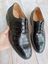 Multiple Thai avocado leather shoes fashion mens business casual belly leather round head lacing sleeve feet wear resistant ultra light wave shoes