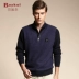 Baikal áo len cashmere mới nam dài tay v-cổ áo len cashmere nguyên chất khâu đầu áo len đích thực áo len mới - Áo len Cashmere quần jean nam ống rộng Áo len Cashmere