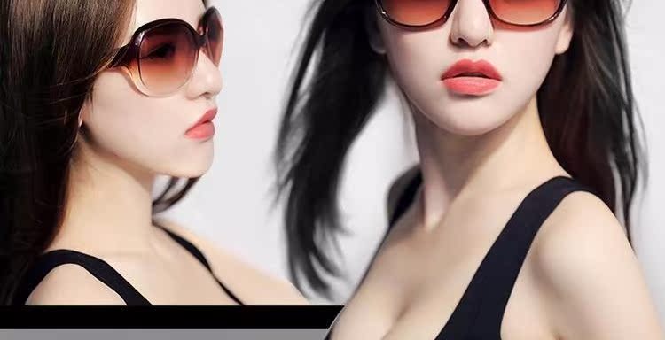 Kính râm nữ triều 2018 sao mô hình khung lớn 蛤蟆 gương nữ thanh lịch kính montblanc