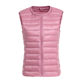 Fat mm 200 pounds collarless down vest women's vest light down jacket mom plus fat plus size vest ຂະຫນາດໃຫຍ່ພິເສດ