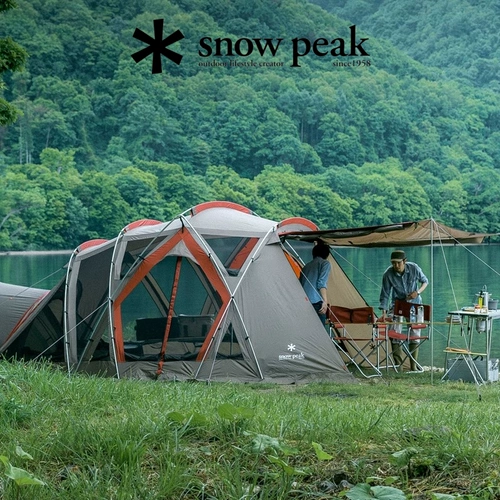 Япония Snow Peak Xuefeng Outdoor Exposed Camp Ivory Series Series Tunnel Living Room TP-660IV Spot