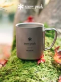 Япония Snowpeak Xuefeng Camping Titanium Cup Outdoor Light Складывание титанового однослойного водяного чашки MG-143