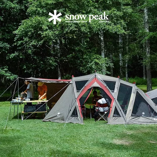 Япония Snow Peak Xuefeng Outdoor Exposed Camp Ivory Series Series Tunnel Living Room TP-660IV Spot