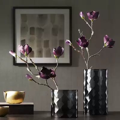 Tao home kapok purple simulation flower living room decoration decoration decoration decoration decoration fake flower plastic flower silk flower single branch