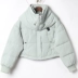 Áo khoác nữ mùa đông mới in chữ ngắn phù hợp với áo khoác AC74404 / BB8 - Xuống áo khoác Xuống áo khoác