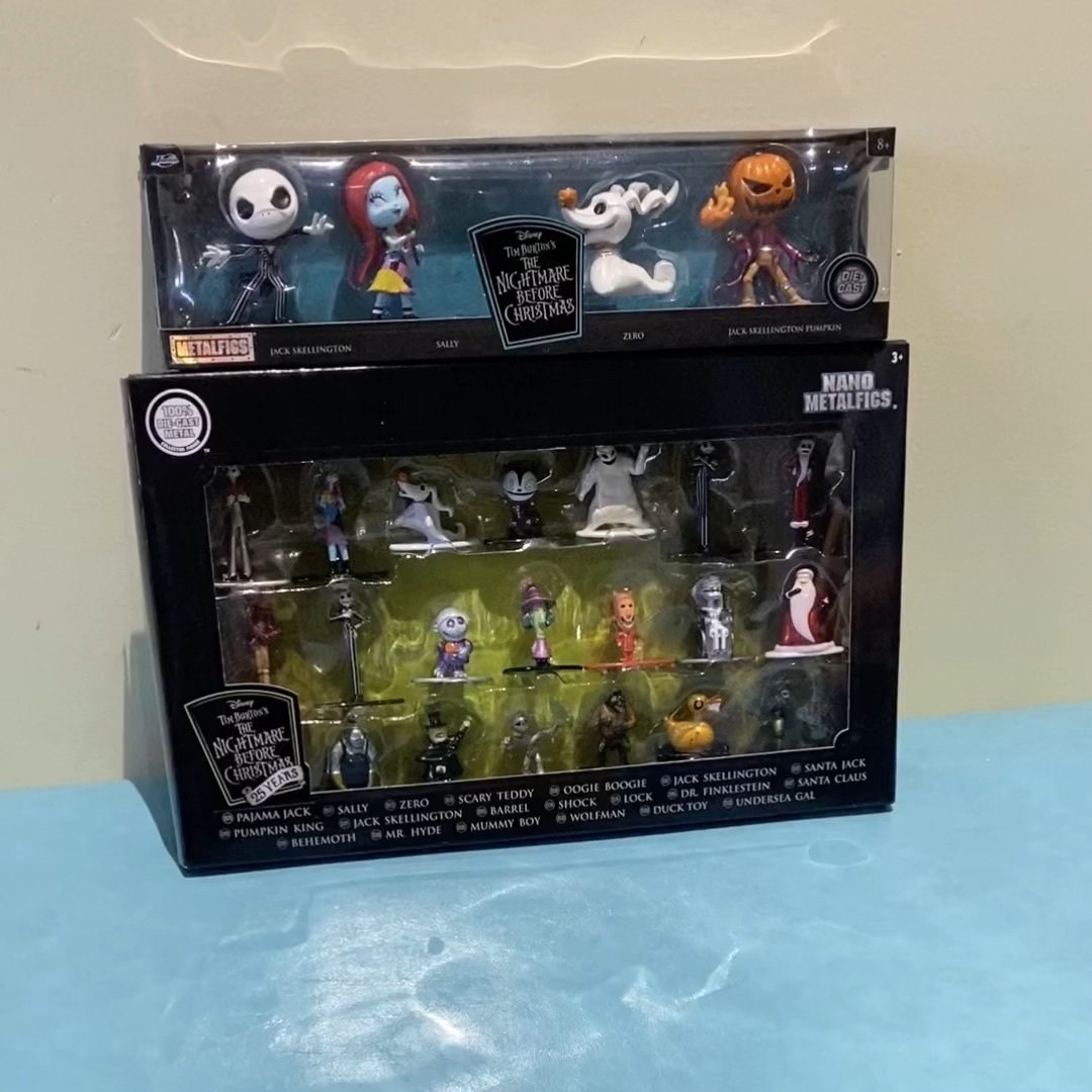 圣诞惊魂夜合金杰克莎莉布袋狗狗泰迪摆件桌面书架小摆件套装_手办_淘宝游戏网, image size:1080x1080