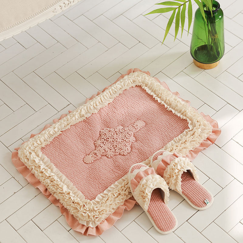 Korean style creative fashion non-slip floor mat doormat Door mat Bathroom living room absorbent bedroom mat 2 colors