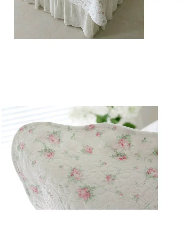 Hàn Quốc nhập khẩu chăn bông vườn hoa tươi trải giường nệm bông Khăn trải giường Hàn Quốc - Nệm nệm kymdan