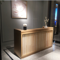 New Chinese style cashier simple modern table restaurant beauty salon front desk clothing store bar tea house reception desk