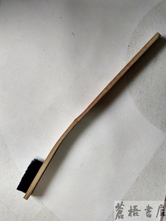 Outlet Stock Old Black Pure Pig Mane Hair Brush Long Bend Bamboo Handle All Types Cleaning Decontamination Brushed Car Hub Brushed