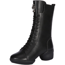 Card Road Spring Summer Dancing Shoes Women All Season New Sailors Dance Boots Adults Soft Bottom with Square Dancing Shoes Women