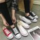 Giày vải cao cấp nữ phiên bản Hàn Quốc của ulzzang triều cộng với nhung 2018 mới Harajuku ulzzang retro đường phố đánh bài thủy triều giầy nike nữ Plimsolls