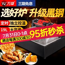 Wanzhuo fryer Single and double cylinder electric fryer Electric fryer Commercial fryer Fryer Fryer Fryer East cooking machine