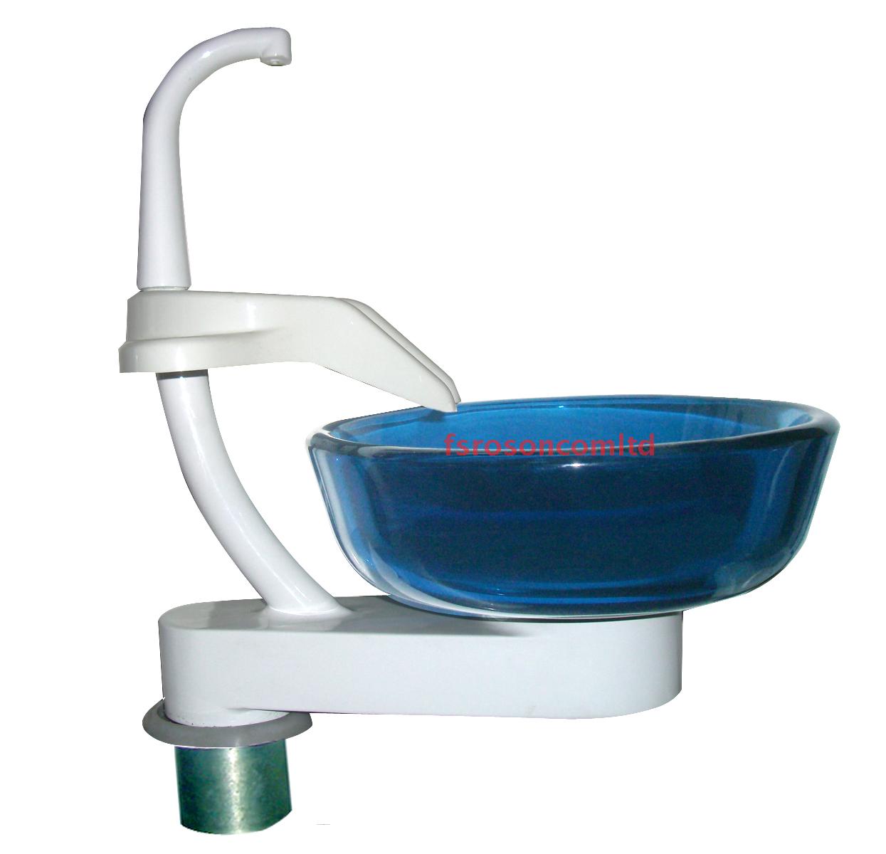 Dental Chair Flat Bottom Glass Spittoon Suit Advanced Dental Chair Spittoon Suit Connector 41-42mm