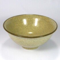 Jingdezhen factory goods old porcelain antique open yellow glaze 9CM small tea bowl