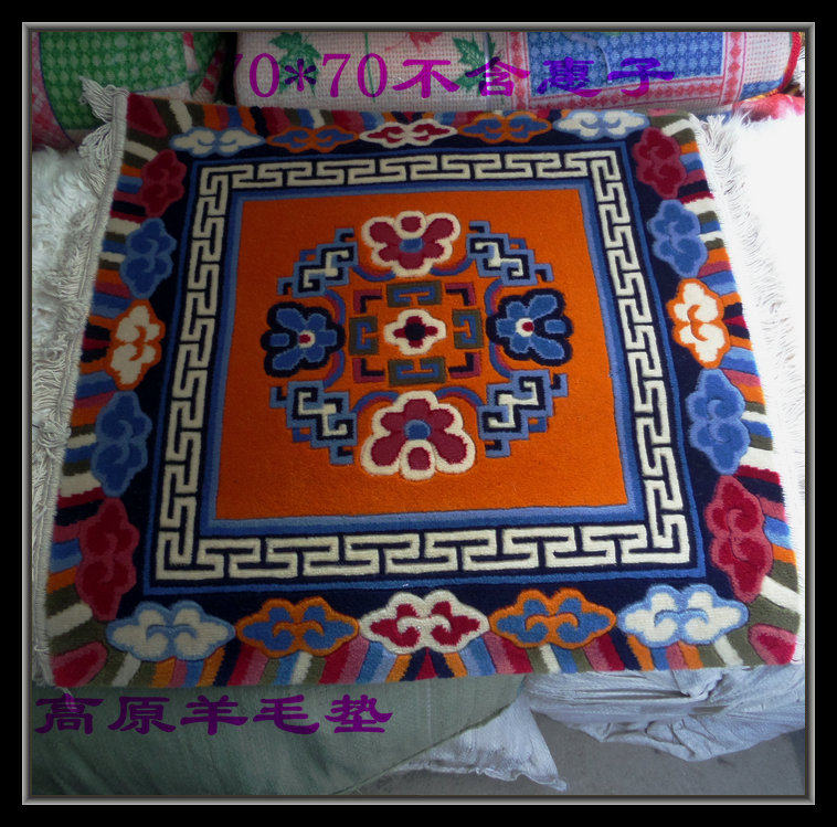 wool cushion meditation cushion wool cushion meditating cushion prayer mat