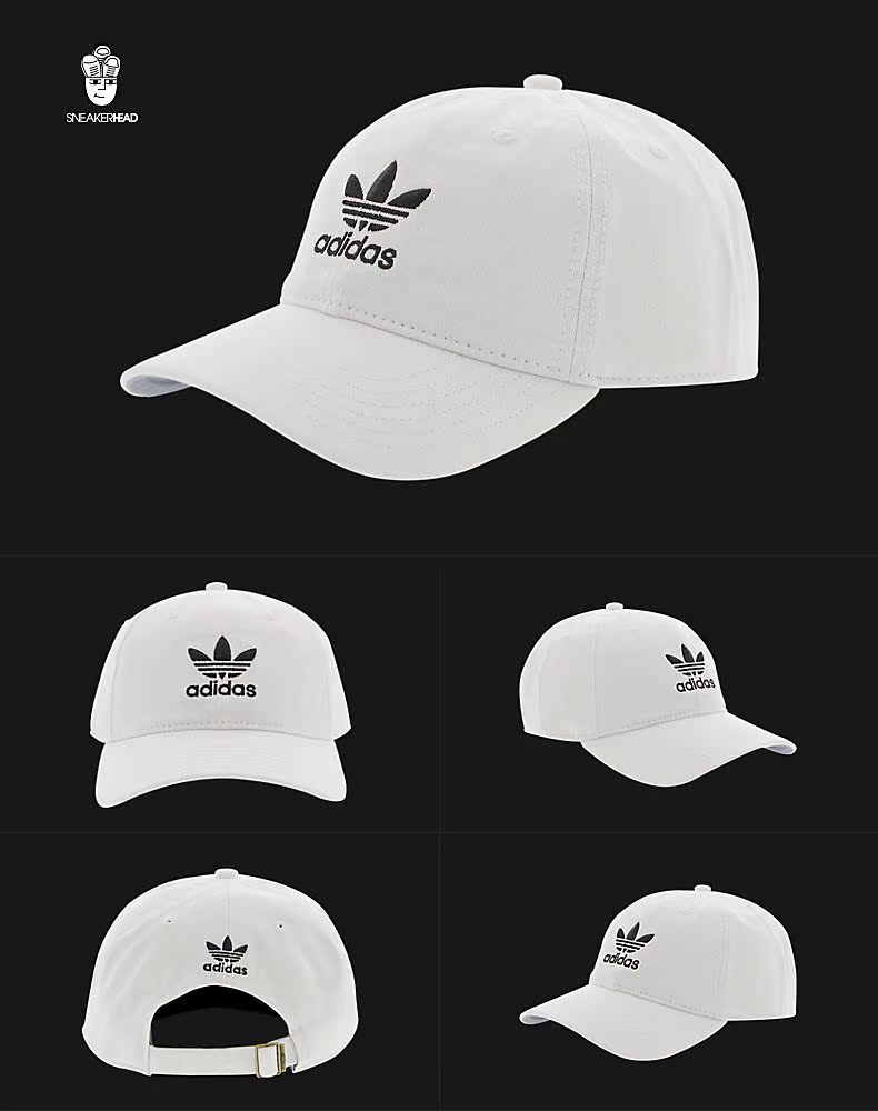 Adidas Originals Adidas Clover Baseball Cap Cổ điển hợp thời trang thể thao Cap Cap mũ golf