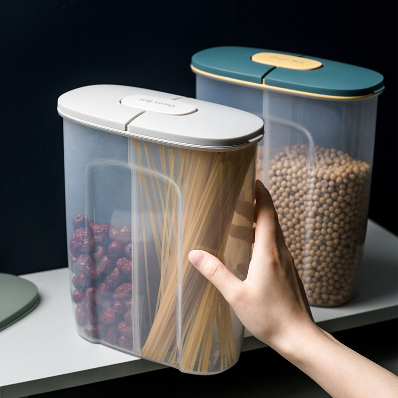 Five cereals Cereals Nut Containing Boxes Plastic Jars Food Jars transparent sealed jar with lid storage jar Tea leaf jars