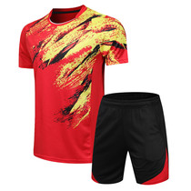 Mens and womens badminton suits Match suits Quick-drying team uniforms T-shirts tops Shorts Group clothes Custom printing