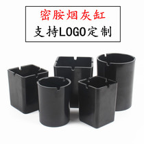 Bar square ashtray Creative ashtray Large melamine Internet cafe windproof fireproof round ashtray 