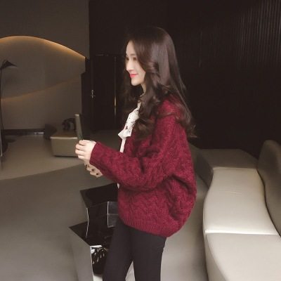 Western-style net red top spring 2022 new spring short knitted cardigan all-match thick thick line sweater coat