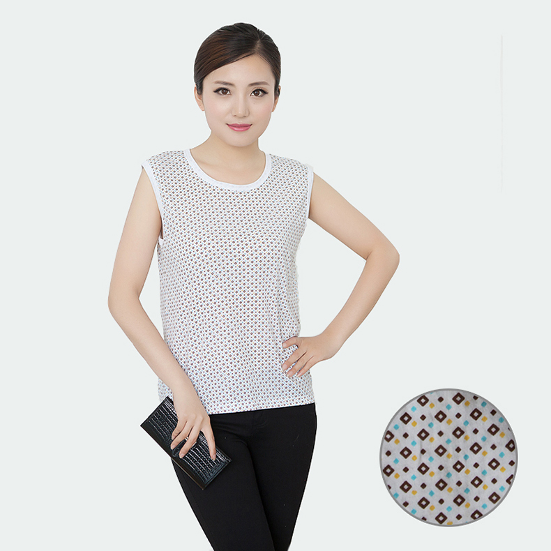 3 miếng của phụ nữ trung niên bông áo nỉ cho người già để làm cho một vai rộng đồ lót mẹ bông áo vest áo lót 2 dây
