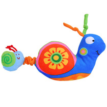 LALABABY LALABABY BOOK BABY HAND-held series Baby toy RATTLE LALABABY play snail pull shock