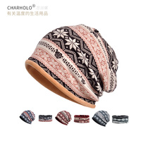 Chenghu snail bag head hat male towel hat female winter plus velvet warm hat scarf dual-purpose cold-proof snowflake collar