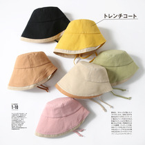 Chenghu snail sunscreen fishermans hat female ins Korean bucket hat spring and summer big eaves cover face Joker sun hat