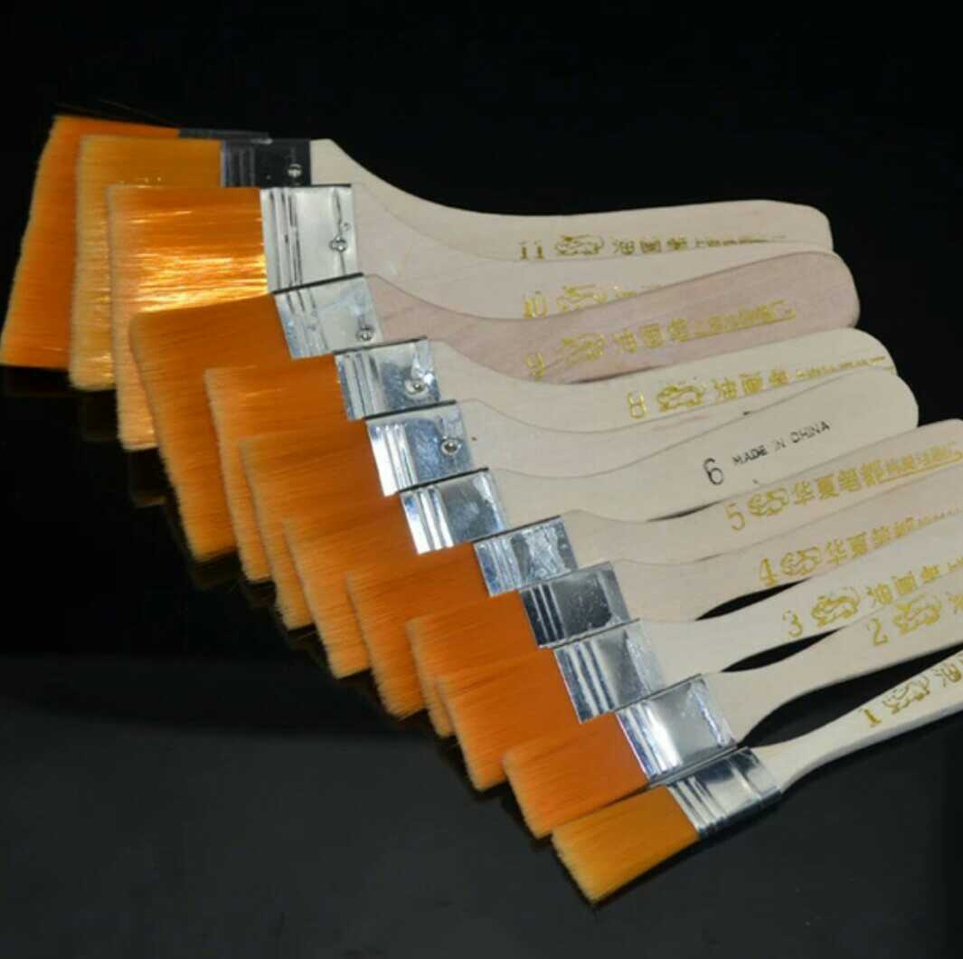 Board brushed lacquered lacquer painting lacquer art material natural large lacquered cashew lacquered gold Rhinoceros Leather Gourd Diy Nylon Oil Painting Brush