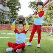 Kindergarten uniform school style primary and secondary school students class clothes spring and autumn suits childrens school uniforms autumn sportswear three sets