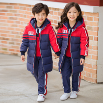 Autumn and winter cotton uniforms kindergarten uniforms kindergarten uniforms teachers childrens class uniforms long cotton coats Primary School casual cotton coats