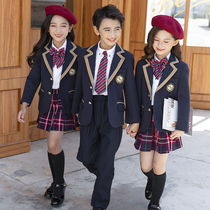 Primary school uniforms Western-style suit kindergarten Garden Suit Suit Spring Autumn Clothing Childrens Class School Wind Autumn Winter Teacher
