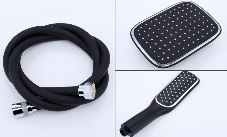 Submarine Black Rhine Shower Tahitian Frosted Matte Black Shower Hose Black Nozzle Shower Hand Spray Submarine Black Rhine Shower Tahitian Frosted Matte Black Shower Hose Black Nozzle Shower Hand Spray