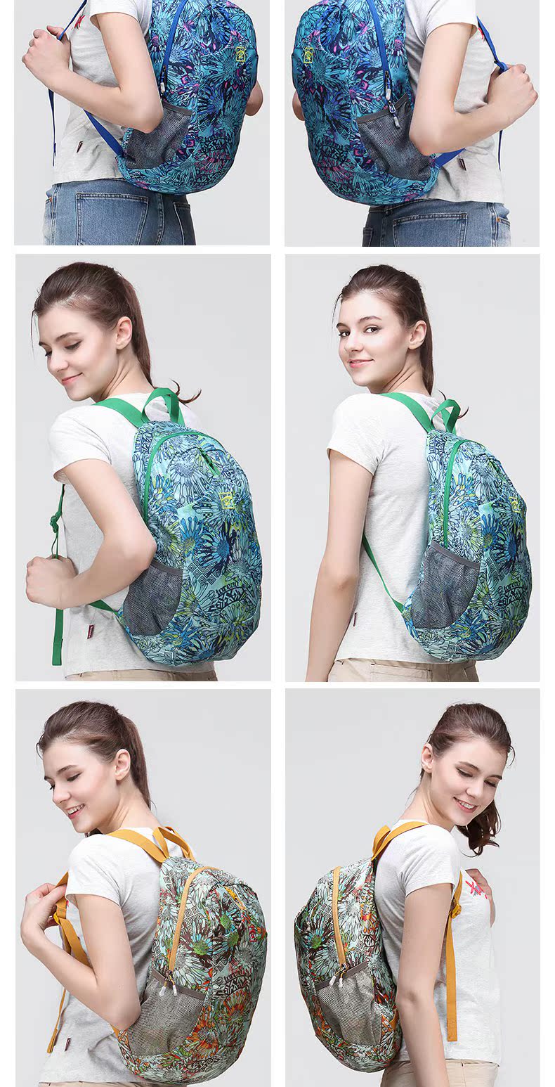 Pathfinder 2018 xuân và hè mới ngoài trời unisex in ba lô siêu nhẹ 18 lít ZEBF80409 balo nam đi học
