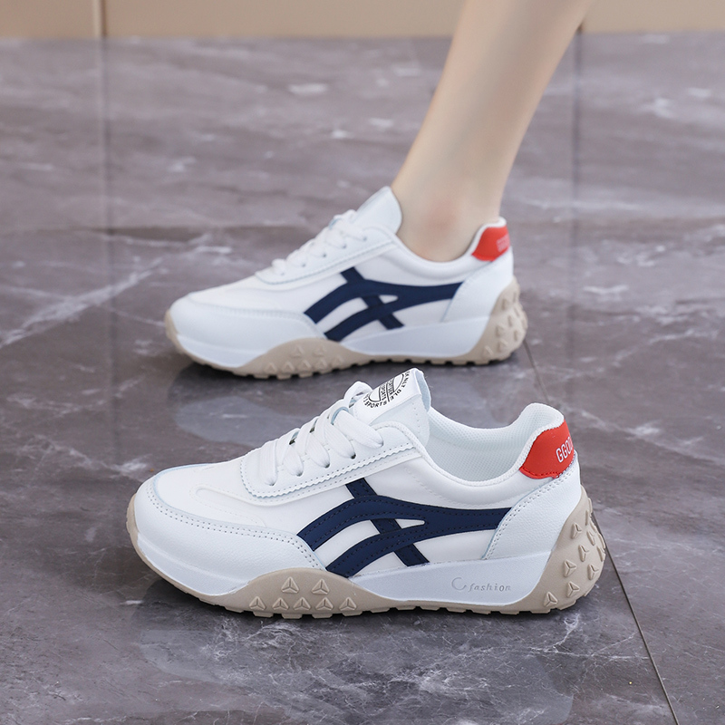 Genuine Leather Women's Shoes 2026 Spring and Summer Lightweight Breathable White Sneakers Mesh Slimming Versatile Comfortable Soft-Soled Popular Sports Shoes Genuine Leather Women's Shoes 2026 Spring and Summer Lightweight Breathable White Sneakers Mesh Slimming Versatile Comfortable Soft-Soled Popular Sports Shoes