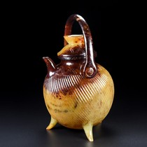 Antique Jade Ware Han Dynasty Hotan Jade Old Jade Pot Ornaments