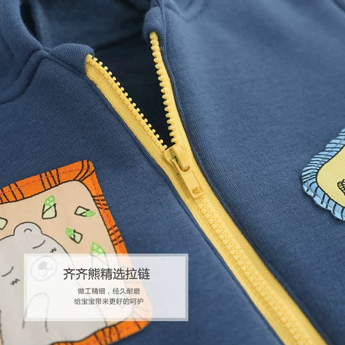 Детский пуховик подходит для мужчин и женщин, утепленная толстовка с капюшоном, комплект для раннего возраста, в западном стиле